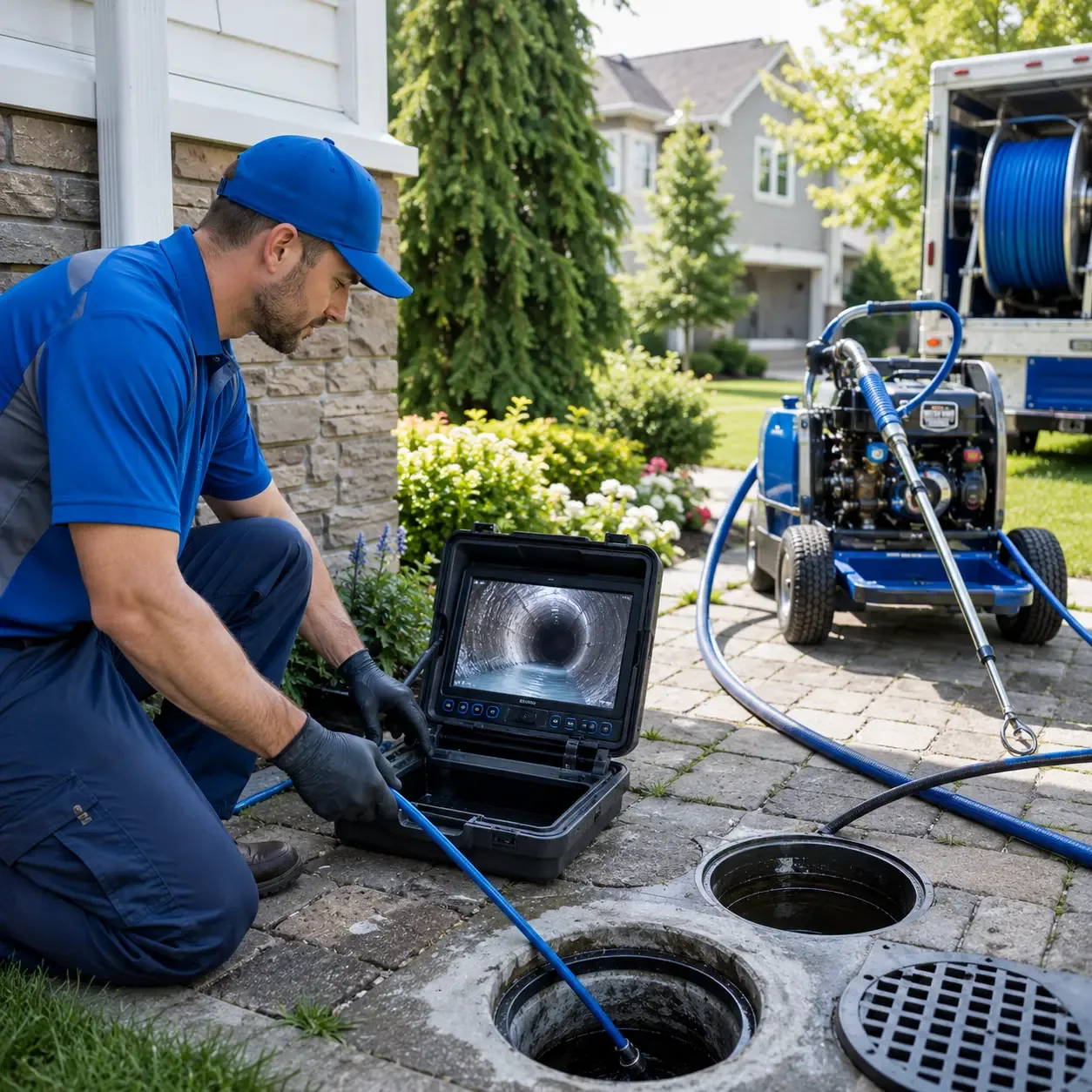 Outdoor drain cleaning professionals serving Falls Creek, PA