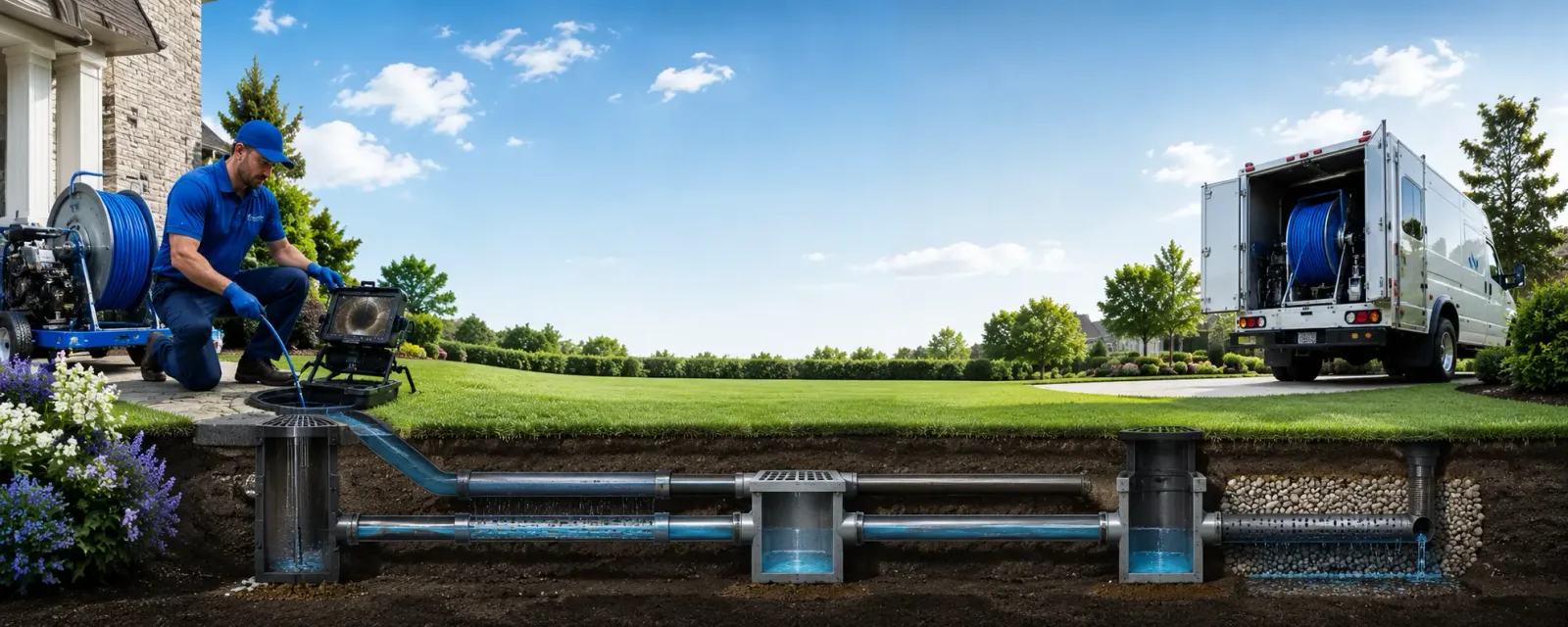 Outdoor drain cleaning information for Falls Creek, PA